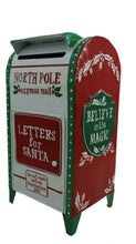 Load image into Gallery viewer, North Pole Express Mail Christmas Post Box
