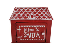 Load image into Gallery viewer, Christmas Gingerbread House Letters To Santa Red Post Box
