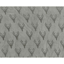 Load image into Gallery viewer, Reindeer Head Design Grey Throw
