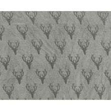 Load image into Gallery viewer, Reindeer Head Design Grey Throw
