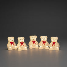 Load image into Gallery viewer, Konstsmide 5 Piece Acrylic Bears Light Set
