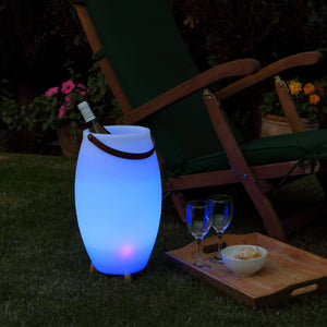 Noma Colour Changing Wine Cooler with Bluetooth Speaker