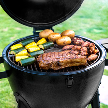 Load image into Gallery viewer, Char- Griller Kamado Akorn Kooker Charcoal Black
