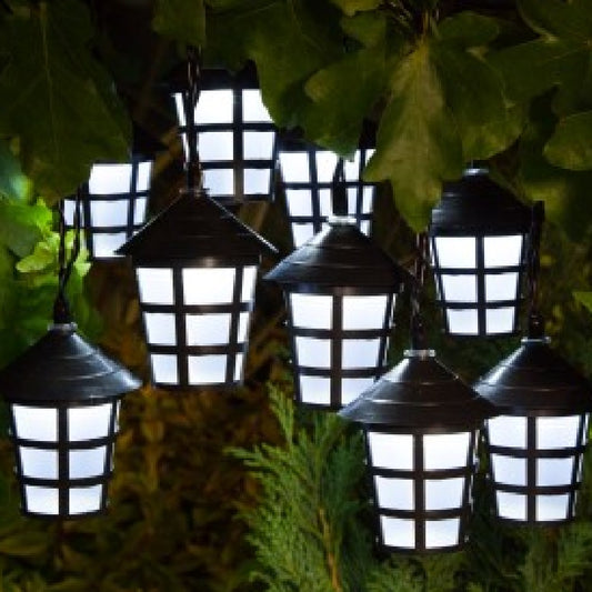 Noma 20 Solar White Lantern Lights