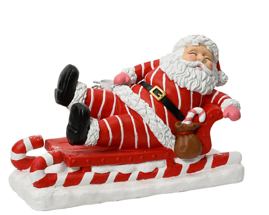 Santa on Sleigh Christmas Tree Base