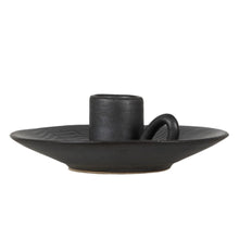 Load image into Gallery viewer, Grey Porcelain Winkie Christmas Candle Holder
