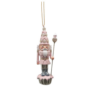 Christmas Pink Cupcake Nutcracker 11cm