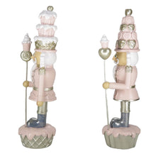 Load image into Gallery viewer, Christmas Pink Nutcracker Decoration Set
