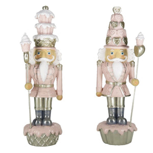 Christmas Pink Nutcracker Decoration Set