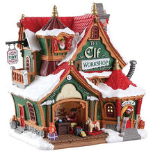 Load image into Gallery viewer, Lemax Elf Workshop Santa&#39;s Wonderland Lit Village Decoration

