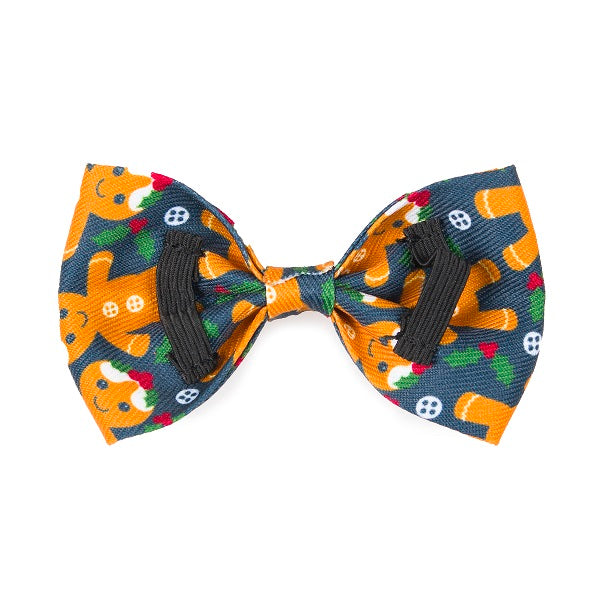 Christmas Gingerbread Dog Bow Tie Pack of 2