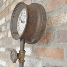 Load image into Gallery viewer, Vintage Style Industrial Pipe Clock

