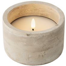 Load image into Gallery viewer, Grey Concrete LED Candle
