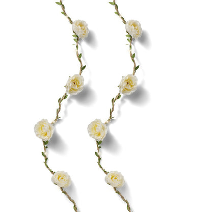 White Flower Micro LED String Lights