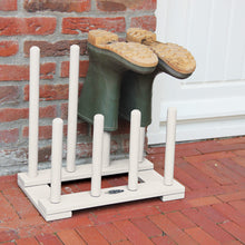 Load image into Gallery viewer, Cream Wooden Boot Rack
