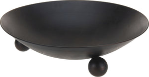 Low Black Fire Pit Bowl 57cm