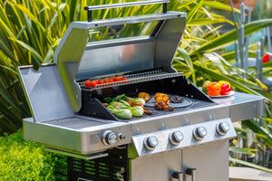 Grillstream Gourmet 4 Burner Hybrid BBQ With Steak Shelf