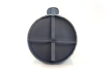 Load image into Gallery viewer, Blue Metal Vintage Look Garden Waste Pedal Bin

