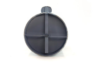 Blue Metal Vintage Look Garden Waste Pedal Bin