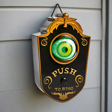 Load image into Gallery viewer, Halloween Animated Door Bell with Eyeball
