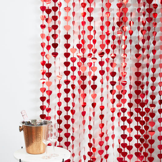 Heart Shaped Valentines Backdrop