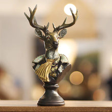 Load image into Gallery viewer, Vintage Style Stag Bust Decoration

