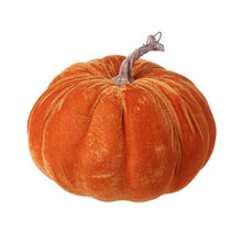 Load image into Gallery viewer, Halloween Velvet Pumpkin Decoration 18cm
