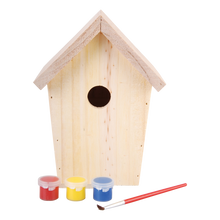Load image into Gallery viewer, DIY Bird Nesting Box with Paint
