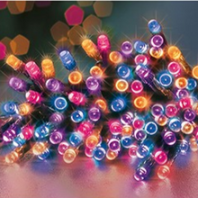 Load image into Gallery viewer, Premier TimeLights 50 Rainbow LED Battery Operated String Lights
