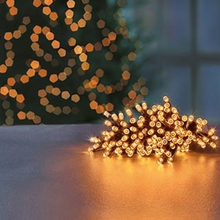 Load image into Gallery viewer, Premier TimeLights 50 Vintage Gold LED Battery Operated String Lights
