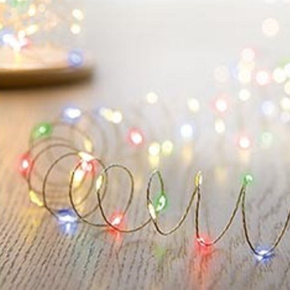 Bright Led Wire 100 Multi Coloured Microbright LED Pin Wire Lights – Starlolly