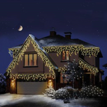 Load image into Gallery viewer, Premier 640 Warm White LED Frosted Cap Christmas Iciclebrights
