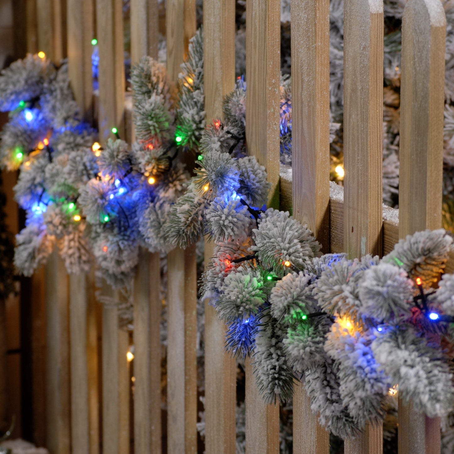 Festive 2000 Multi Colour Sparkle Christmas Lights