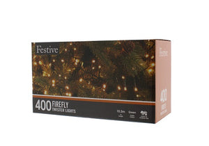 Festive 400 Firefly Lights Warm White