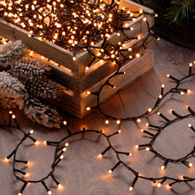 Load image into Gallery viewer, Festive 760 Warm White Glow Worm Lights
