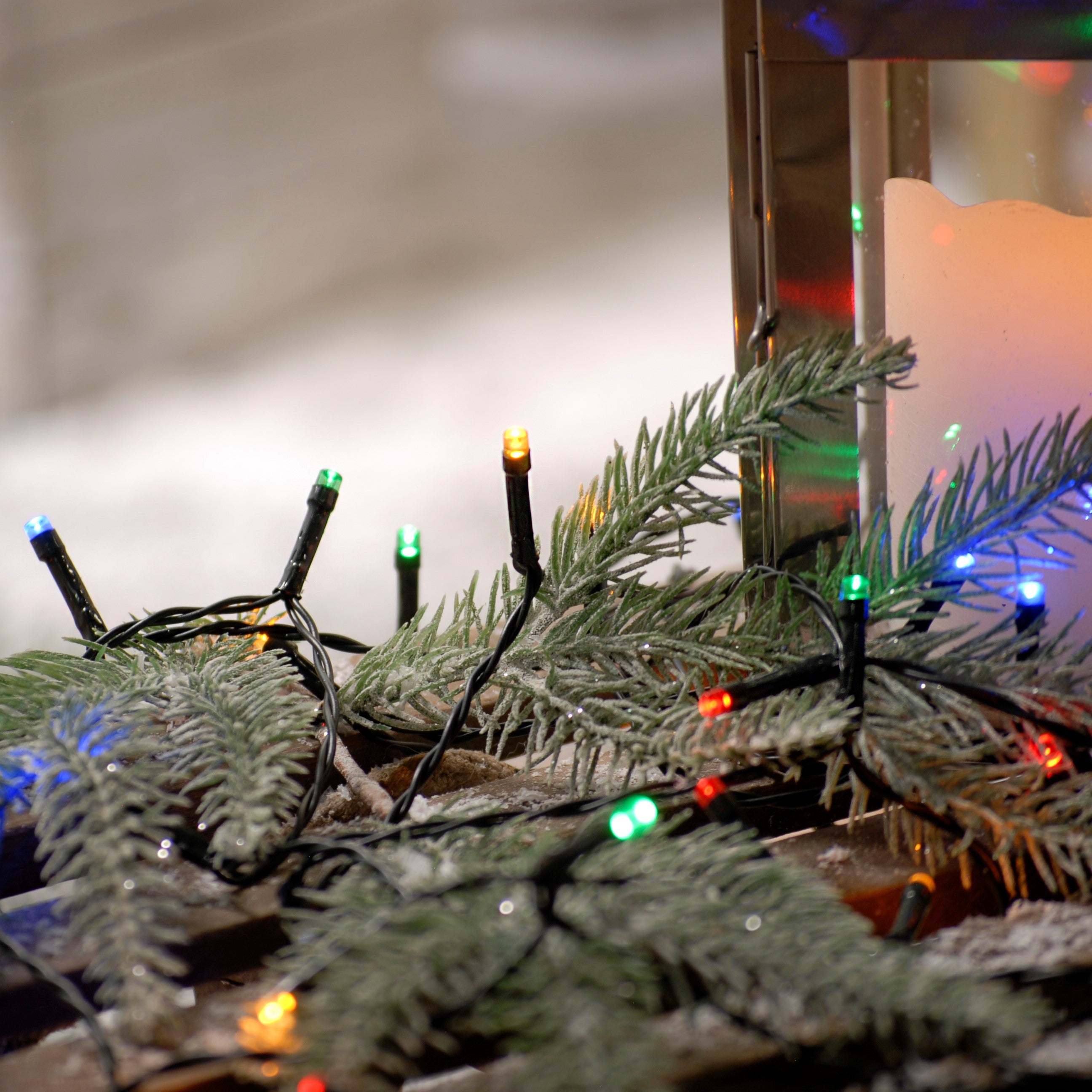 Multi String Lights Festive 100 Multi Colour Battery Operated String Lights – Starlolly