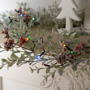 Festive 100 Multi Colour Battery Operated String Lights