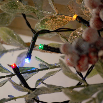 Festive 100 Multi Colour Battery Operated String Lights