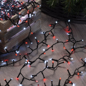 Festive 600 Carnival Red & White Firefly Lights