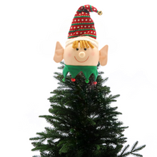 Load image into Gallery viewer, Elf Head Tree Topper
