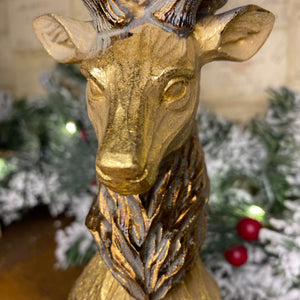 Gold Deer Candle Holder 30cm