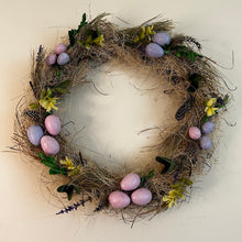 Load image into Gallery viewer, Dried Flowers and Eggs Easter Wreath
