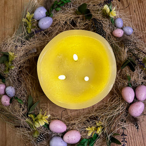 Dried Flowers and Eggs Easter Wreath