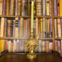 Load image into Gallery viewer, Partridge Candle Holder Set in Vintage Gold

