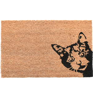Peek-a-boo! Cat Coir Doormat