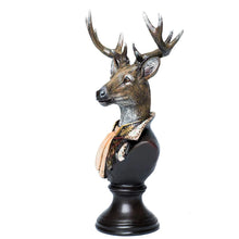 Load image into Gallery viewer, Vintage Style Stag Bust Decoration
