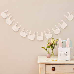 Easter Bunny Face Bunting