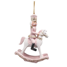 Load image into Gallery viewer, Christmas Nutcracker on Rocking Horse 9cm
