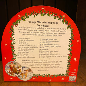 Coppenrath Christmas Vintage Gramophone Musical Advent Calender