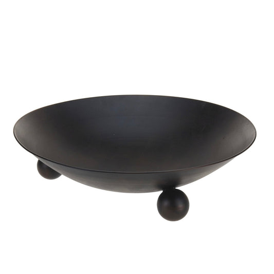 Low Black Fire Pit Bowl 57cm